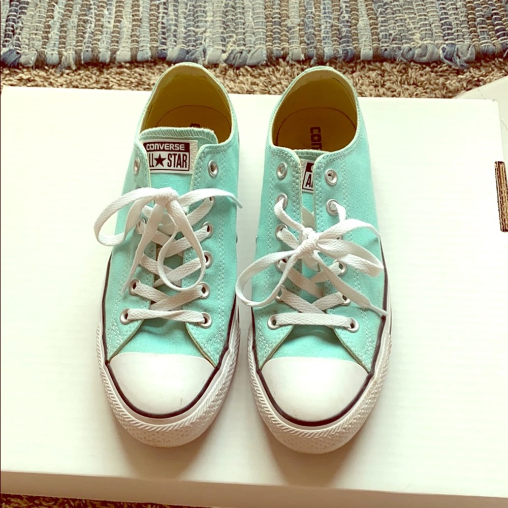 Aqua Converse Sneakers